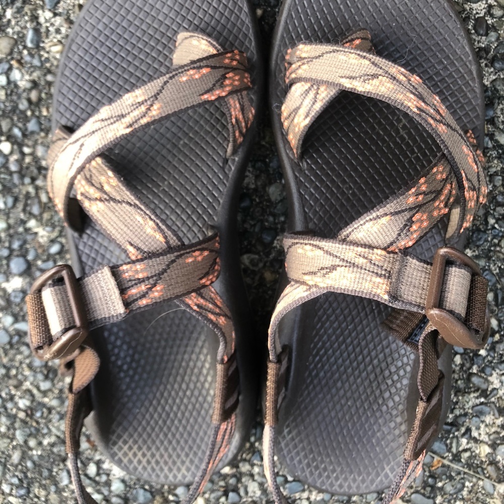 Chaco - women’s z cloud sandals - tegu brown/ cherry blossom